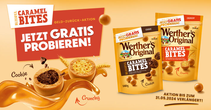 Jetzt gratis probieren: Werther’s Original Caramel Bites