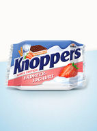 Knoppers 2015: The ideal in-between snack for the summer: Knoppers Strawberry Yoghurt