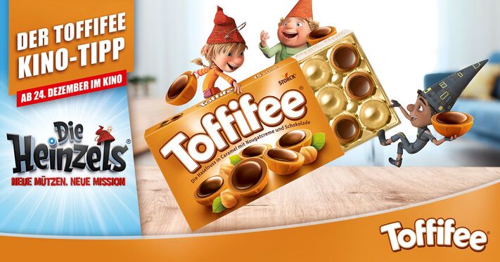 Toffifee x DIE HEINZELS: Beste Unterhaltung für Groß und Klein!